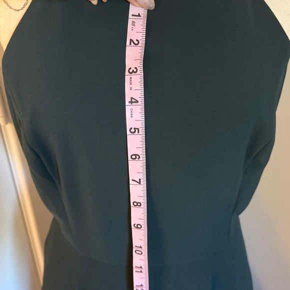 Elegant Green Halter Gown - Picture 8 of 10